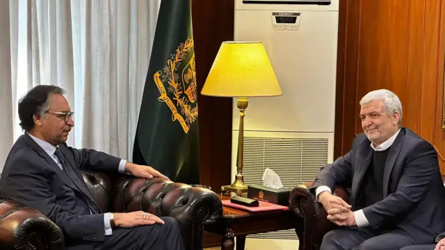 دیدار امروز حسن کاظمی قمی با جلیل عباس جیلانی، وزیر امور خارجه پاکستان در مورد وضعیت افغانستان 