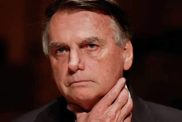 Jair Bolsonaro em evento no teatro Municipal de São Paulo em março de 2024