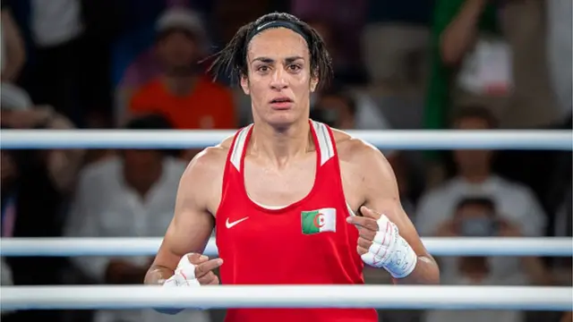 Imane Khelif: Algerian boxer wey doubts bin dey on her gender win gold for  di Olympics - BBC News Pidgin