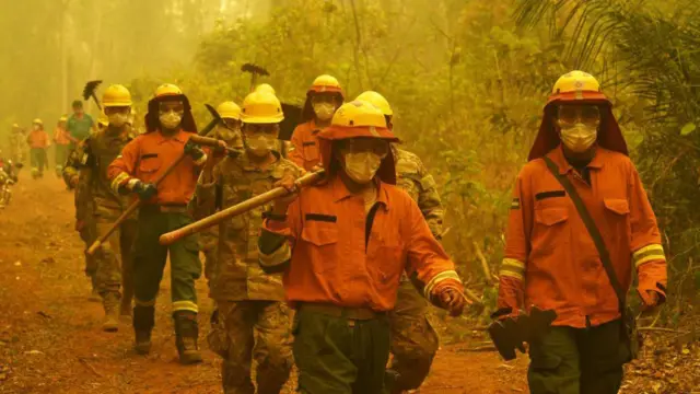 Incendios forestales en Bolivia