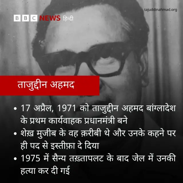 ताजुद्दीन अहमद का जीवन परिचय