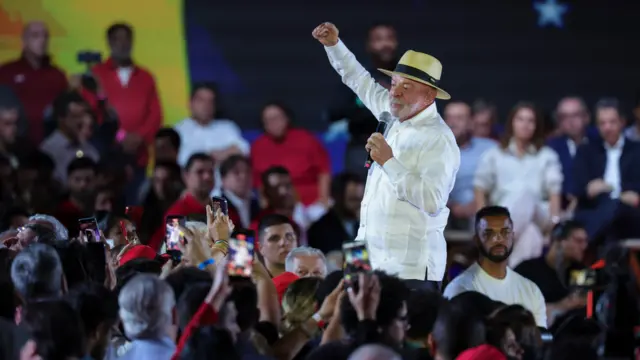 Lula no lançamento de sua candidatura no último dia 2 de agosto em São Paulo. 