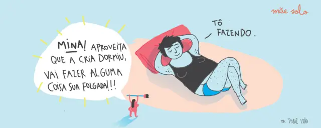 Ilustração sobre sofrimentos vividos por mães