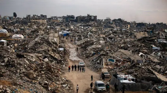 الدمار في بيت لاهيا شمال غزة - 09 مارس/آذار 2025