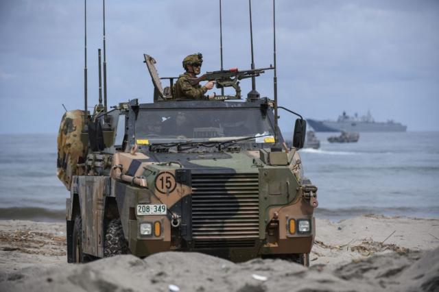 Cuộc tập trận chung giữa quân đội Úc và Philippines vào tháng 8/2023 ở khu vực  Biển Đông
