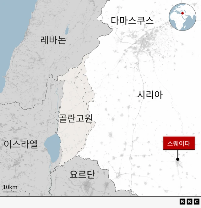 스웨이다 주변 지도