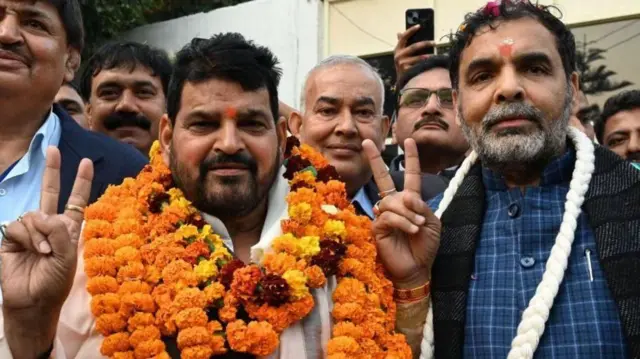 बृजभूषण शरण सिंह और संजय सिंह 