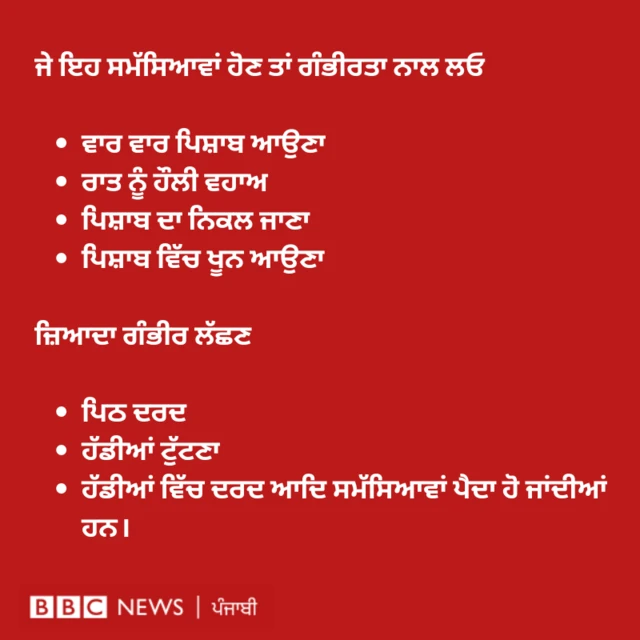 ਲੱਛਣ