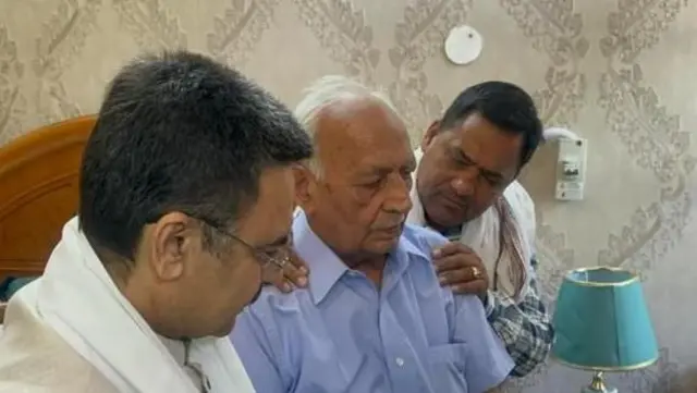 कश्मीरमा मारिएका विनय नरवालका हजुरबुवा