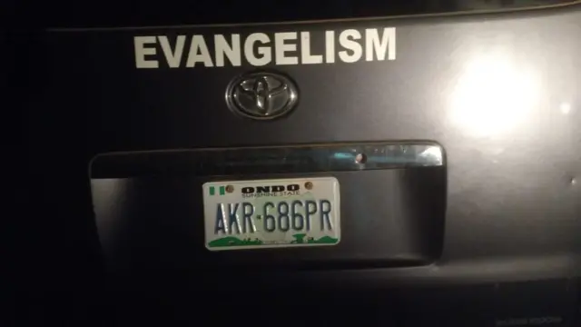 Aworan ọkọ ṣọọṣi CAC l'Ondo