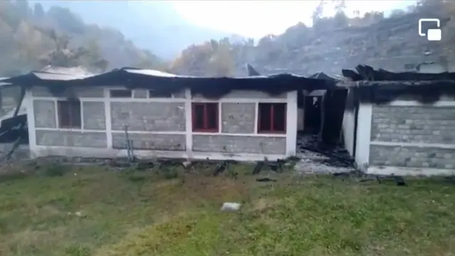 دیامیر میں جلائے جانے والا لڑکیوں کا سکول