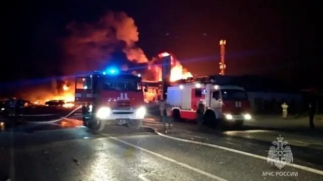 Rusya’nın Dağıstan bölgesindeki bir benzin istasyonunda çıkan yangında 27 kişi hayatını kaybetti