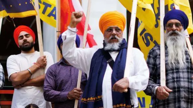 ਖਾਲਿਸਤਾਨ ਸਮਰਥਕਾਂ ਦਾ ਪ੍ਰਦਰਸ਼ਨ