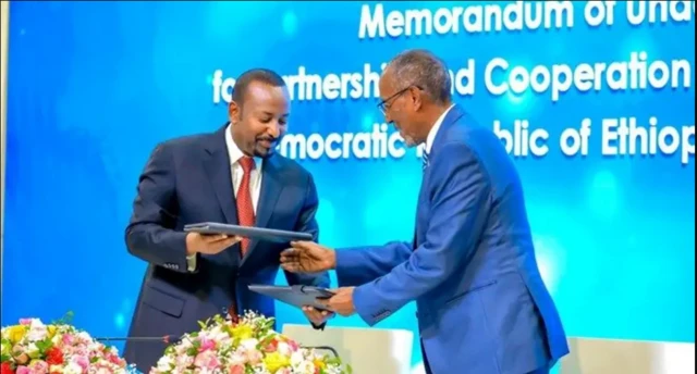 Heshiiskii Somaliland iyo Itoobiya