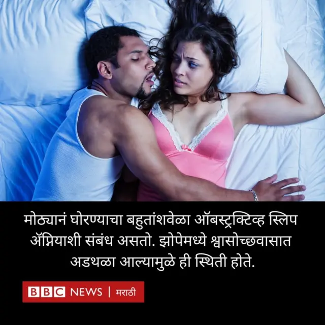 घोरण्याची समस्या 