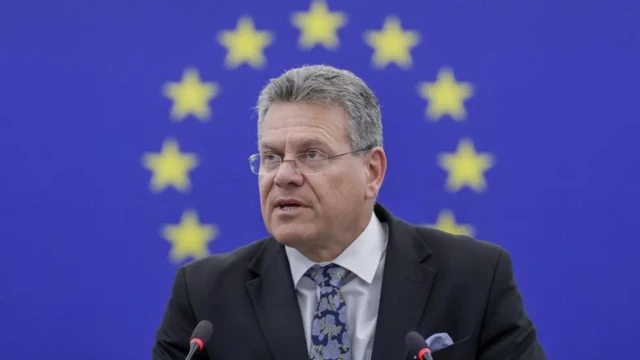 AB Ticaret Komiseri Maros Sefcovic 