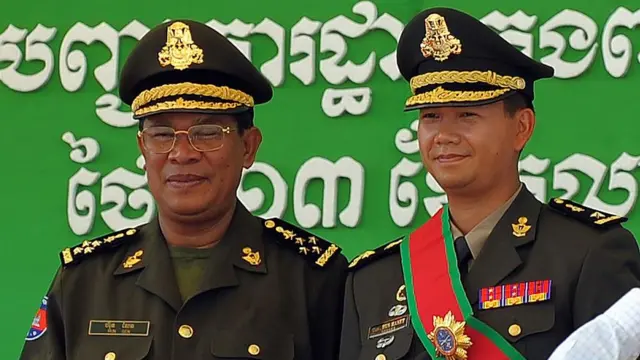 အနှစ် ၄၀ နီးပါး အာဏာ ဆုပ်ကိုင်ထားတဲ့ ဝန်ကြီးချုပ် ဟွန်ဆန်နဲ့  အာဏာအမွေ ဆက်ခံမယ့်သား