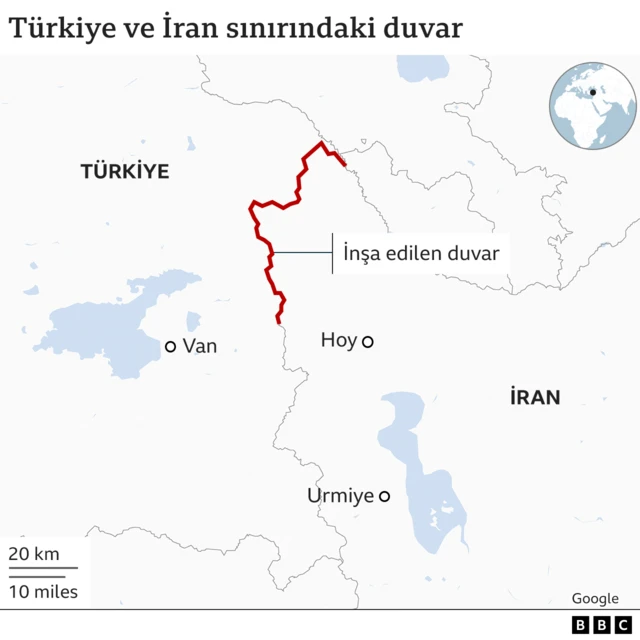 iran türkiye sınırı göç yolu