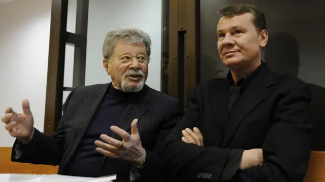 Адвокат Генрих Падва и актер Владислав Галкин