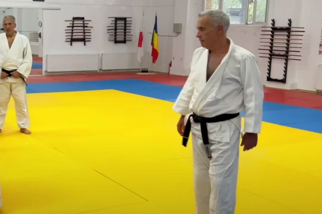 Кэлин Джорджеску на татами дзюдо