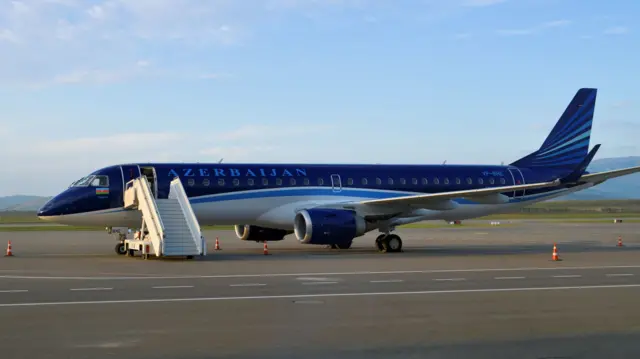 File image of a Azerbaijan Airlines plane