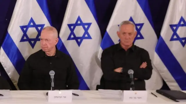 Yoav Gallant et Benny Gantz