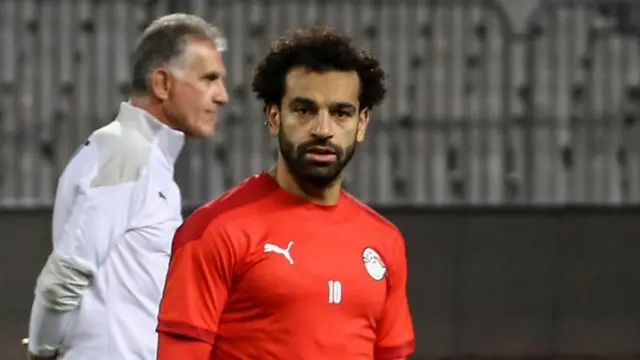 محمد صلاح و کارلوس کیروش