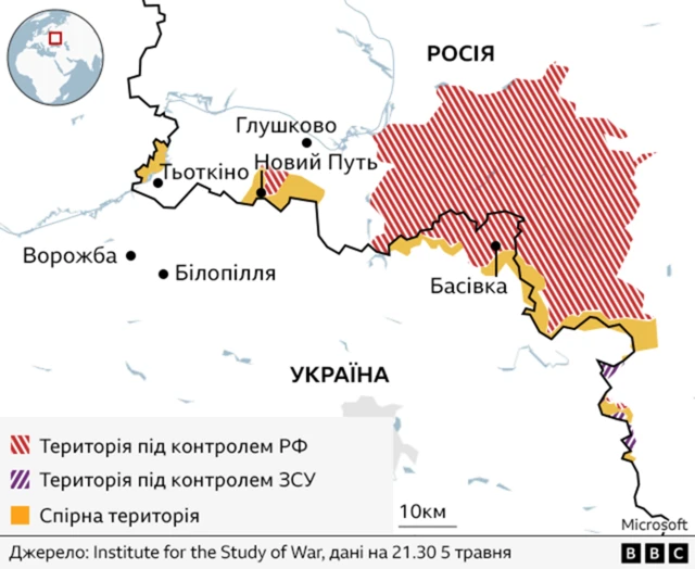 Російсько-український кордон на Сумщині