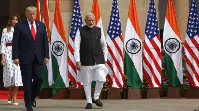 डोनाल्ड ट्रंप और नरेंद्र मोदी