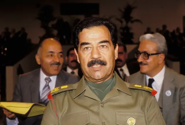 Saddam Hussein em 1987