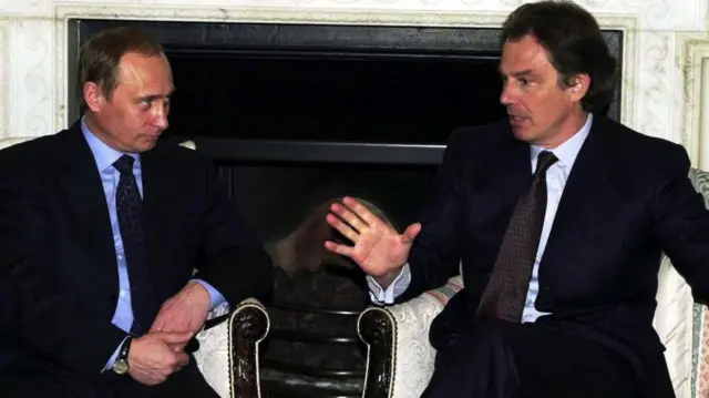 Putin ve Blair 