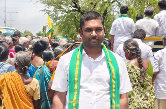 கரூர் 3084 ஏக்கர் இனாம் நில விவகாரம், தவெக, திமுக, பாஜக