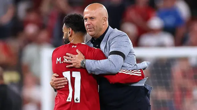 محمد صلاح و آرنه اسلات