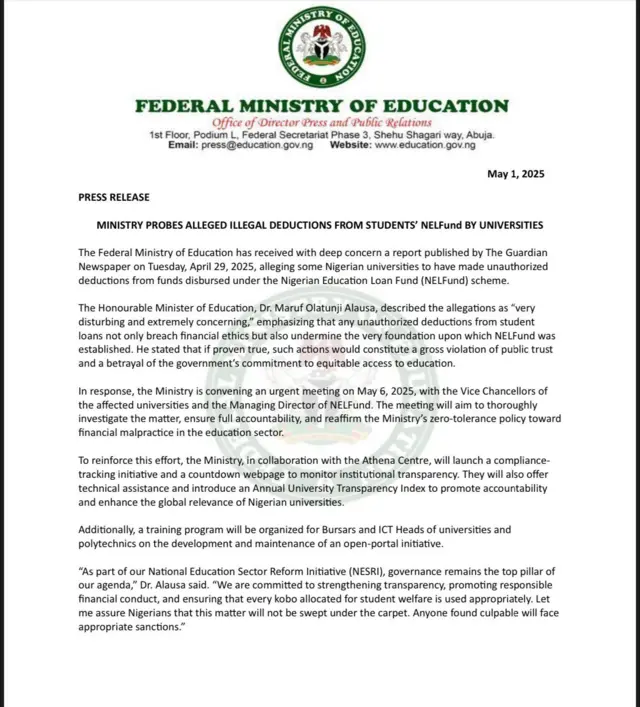 Ileeṣẹ eto ẹkọ