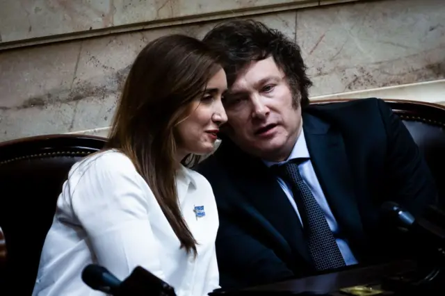 Milei y Villarruel en el Congreso 