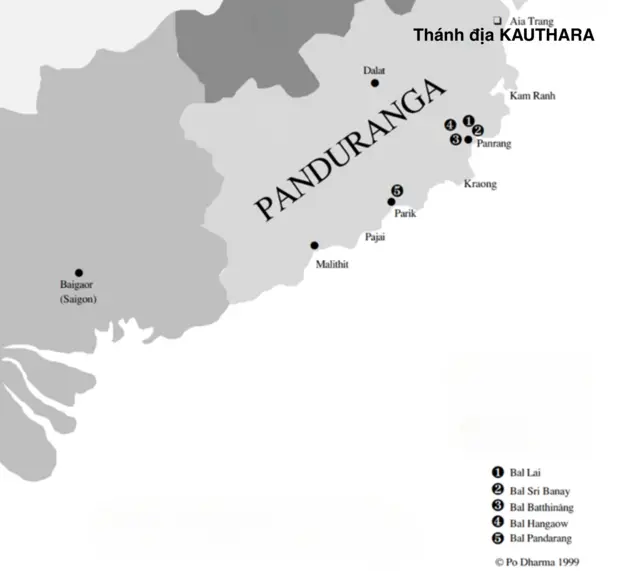 Bản đồ tiểu vương quốc Panduranga Bản đồ tiểu vương quốc Panduranga