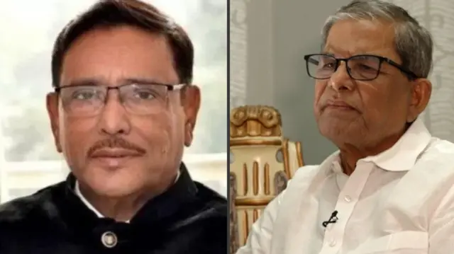 ওবায়দুল কাদের ও মির্জা ফখরুল 