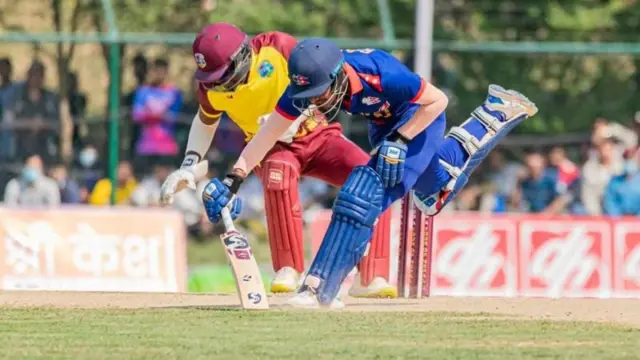 द्विपक्षीय टी-२० क्रिकेट शृङ्खलामा वेस्ट इन्डिजसँग खेल्दै नेपाली क्रिकेट टोली