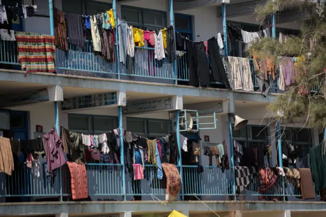 ကုလသမဂ္ဂရဲ့ ကယ်ဆယ်ရေးအေဂျင်စီ UNRWA က ဦးစီးထားတဲ့ ကျောင်းတစ်ကျောင်း