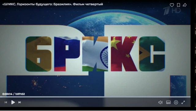 Episódio dedicado ao Brasil faz parte de série sobre os Brics na televisão estatal russa