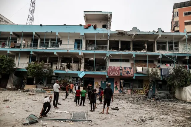 गाझामधल्या संयुक्त राष्ट्रांच्या शाळेवर इस्रायलचा हल्ला