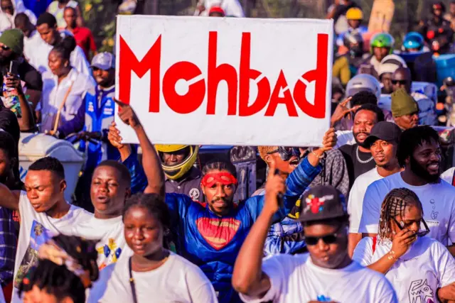 Nigerians turn up for Mohbad candlelight and concert to honour late singer