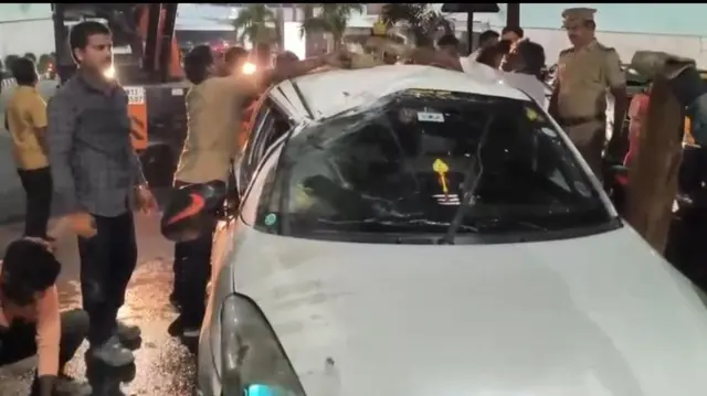 சென்னை, அடையாறு, கார் விபத்து