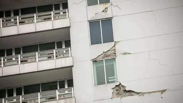 ภาพความเสียหายคอนโดต่าง ๆ จุ๊บจากเรื่องคอนโดร้าวของปราน