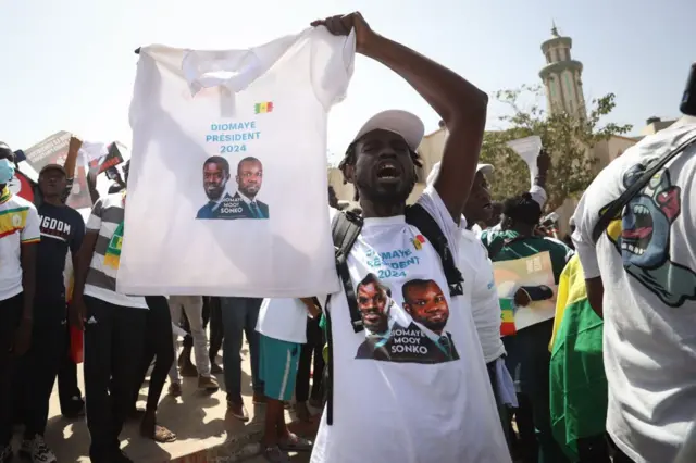 Manifestation pour réclamer des élections anticipées au Sénégal