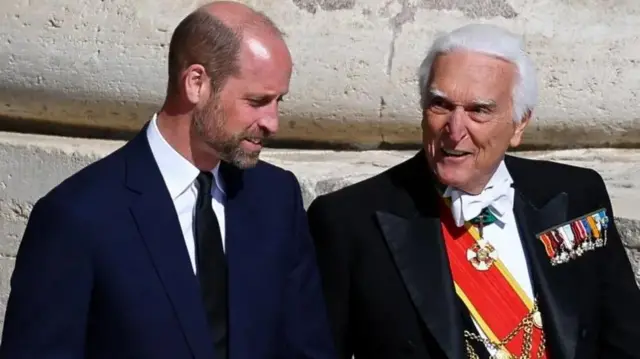 Yarima William tare da shugaban Jamus Frank-Walter Steinmeier