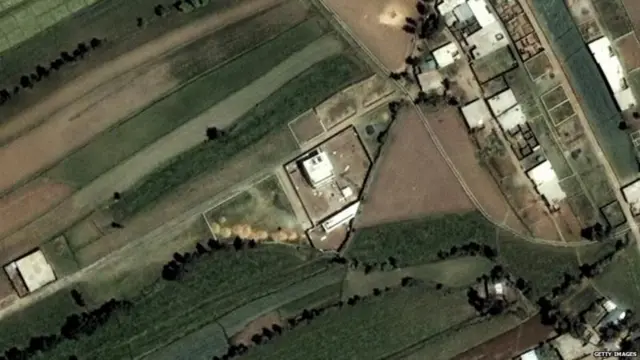 ઓસામા બિન લાદેન જ્યાં રહેતા એ જગ્યાનું આકાશી દૃશ્ય