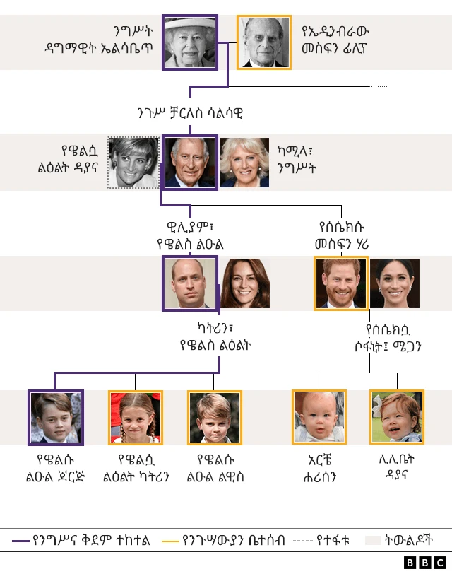 የንጉሣውያን ቤተሰብ ግንድ