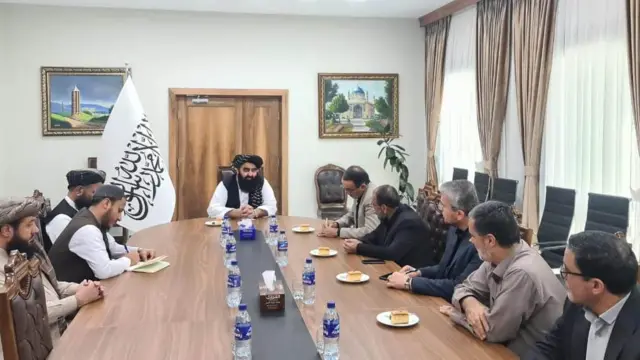 هیات نمایندگان مجلس ایران در دیدار با وزیر خارجه طالبان در کابل