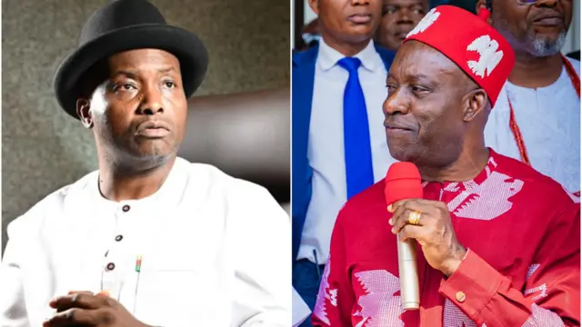 Sịnetọ Ifeanyi Ubah na Gọvanọ Soludo